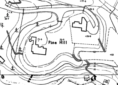 Pine Hill map