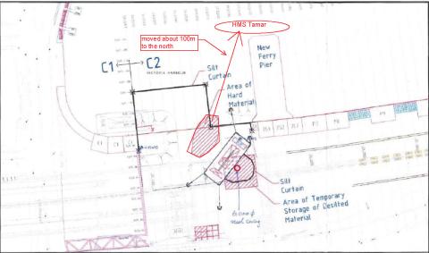 HMS Tamar Wreck site [1941-????]