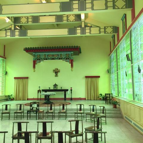 Interior chapel Holy Spirit Seminary