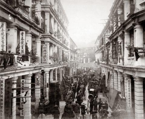 interesting view of street life