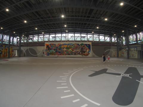 Interior, Former RAF Hanger rebuild