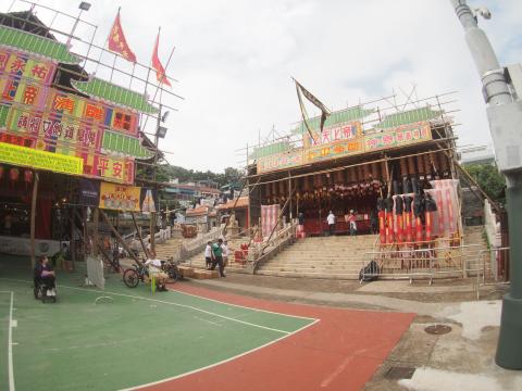 Preparation for Cheung Chau Bun Festival