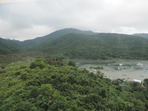 Test pits in Tai Tam Harbour