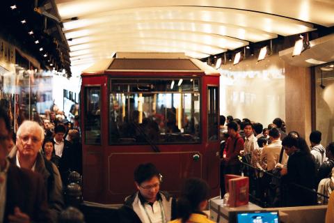 Upper Terminus of the Peak Tram
