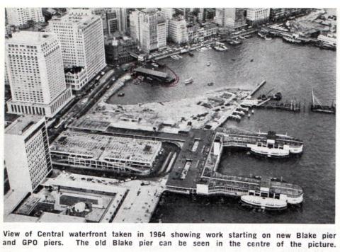 Central district-Star ferry & Blake piers 1964 
