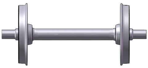 Rail vehicle wheelset