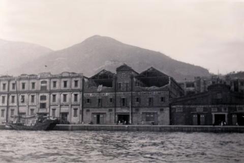 Damaged godown of the China Provident Loan & Mortgage Co 