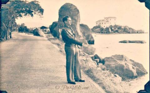 George Wladyslaw PIO-ULSKI on Castle Peak Road - Qilin Stone / 19 Miles Cafe later 海角龍樓