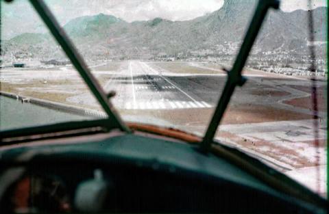 landing at kai tak image cleaned