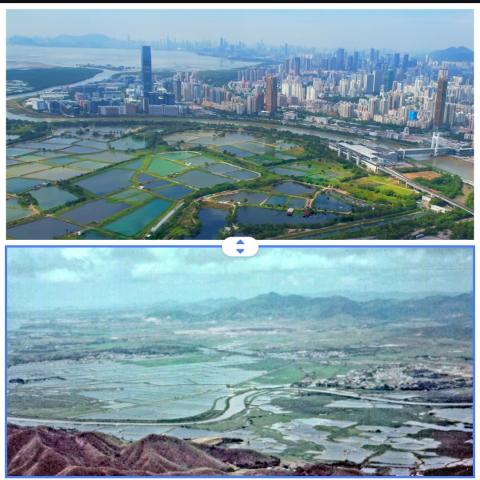 Shenzhen ( ) 1980s vs 2020s