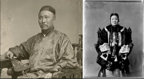 Mr. and Mrs Wu Ting-Fang (Madame Ho Miu Ling)