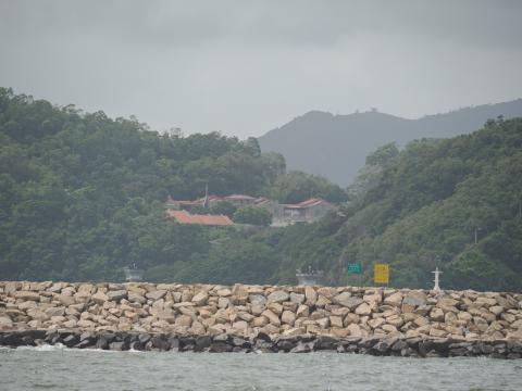 Buildings on Hei Ling Chau