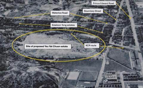 Yau Yat Chuen proposed estates' location
