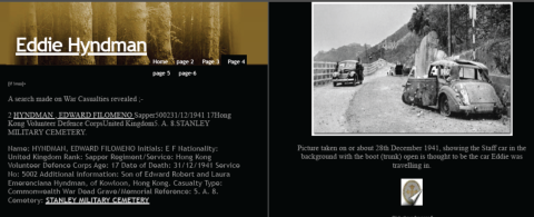 Eddie HYNDMAN website