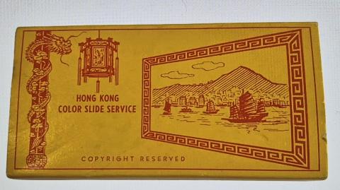 Box of slides of Hong Kong Color Slide Service