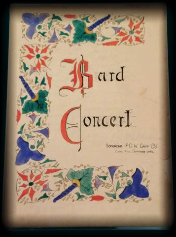 Bard Concert Programme Cover Page - 1943
