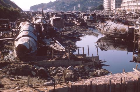 Boat dwellers at Staunton Creek, c.1967 (1)