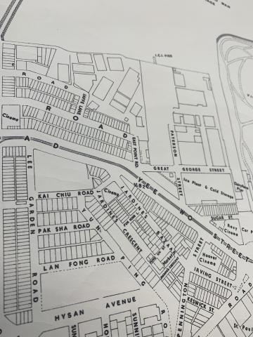 1958 map 1:2400 showing east point