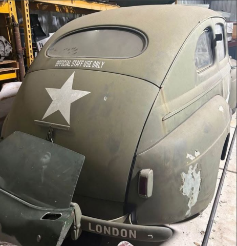 A 1941 military staff car
