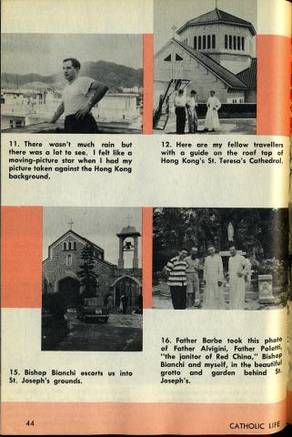 Page in Catholic magazine shows churches - page 1 of 2