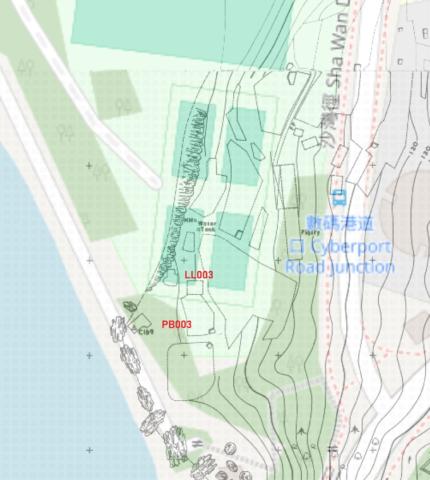 Pillbox 003 & Lyon Light 003 - Telegraph Bay, Overlapping of 1969 and current map