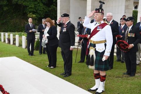 Brigadier Christopher Hammerbeck CB, CBE, President of the RBL (Hong Kong and China branch)