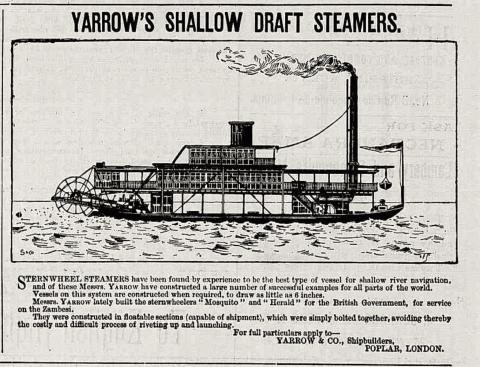 Comparison - Yarrow & Co. Shipbuilder Advertisement 1895