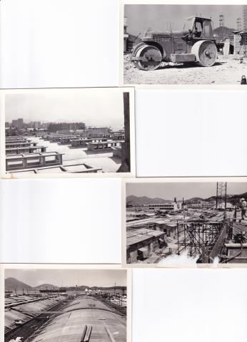 Cheung Sha Wan vegetable market construction 1964