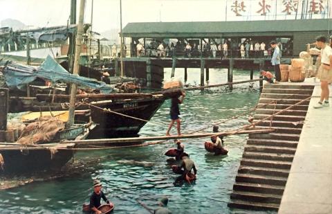 Pier to Shamshuipo ca. 1955