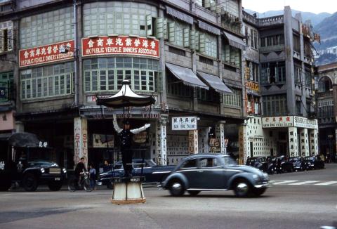 1956 Wanchai streetscene