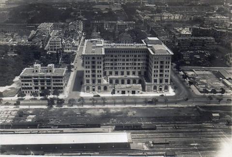 c.1927 Aerial view of TST