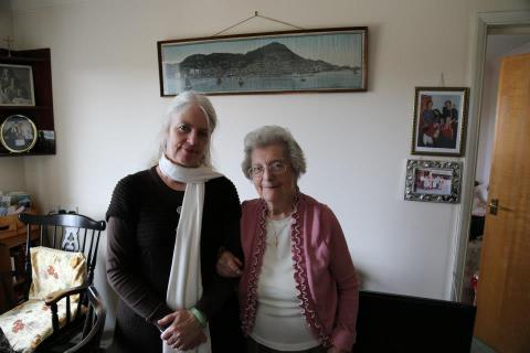 Barbara Anslow (the one on the right)