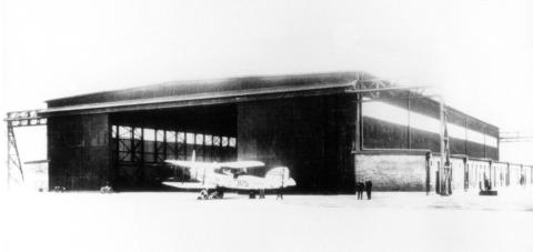 RAF Hangar in 1938