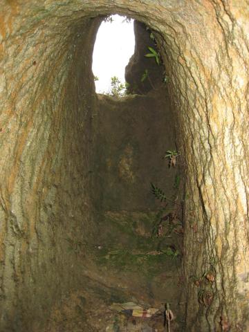 Tunnel behind the quarry