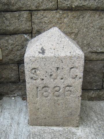 Marker stone for St John's Cathedral