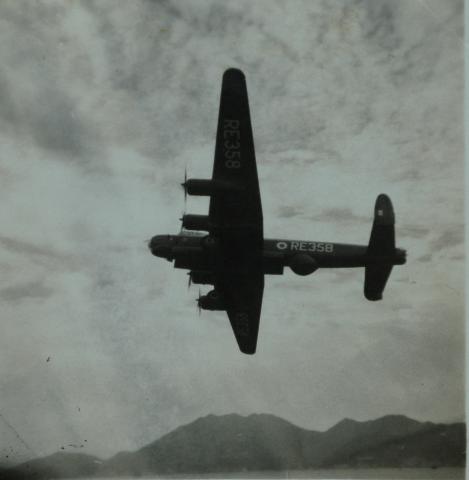 RAF Bomber RE358 at Kai Tak Display -1953