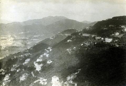 View east from the Peak, late 1930s