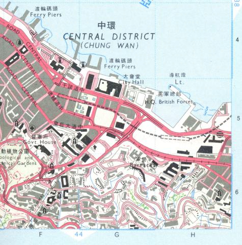 1980 Map of Admiralty