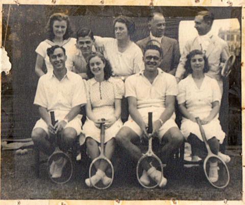 1941 Tennis at Civil Service Club