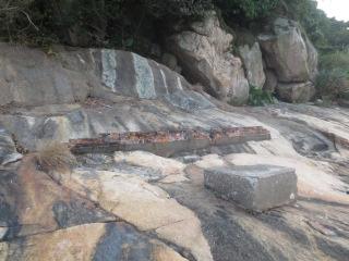 On the rocks below Pak Sha Wan Battery