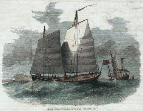 1857 Lorcha Chinese Boat