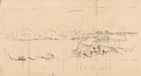1846 - sketch map - stanley from the southwest