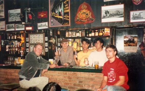 The Railway tavern- Opening day -1985