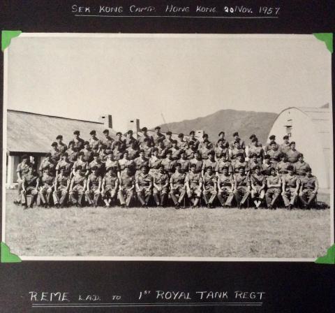 R.E.M.E. Light aid detachment to 1st Royal Tank Reg. Sek Kong 1957