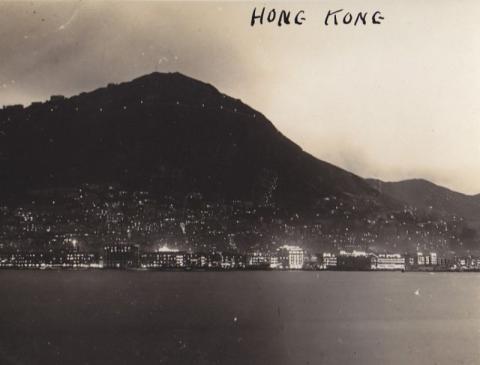 1930s Harbour Central Night View 