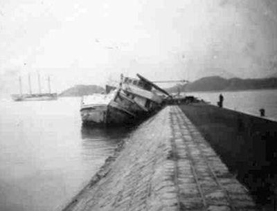 1936 Typhoon - Wrecked River-Boat “Shun On”