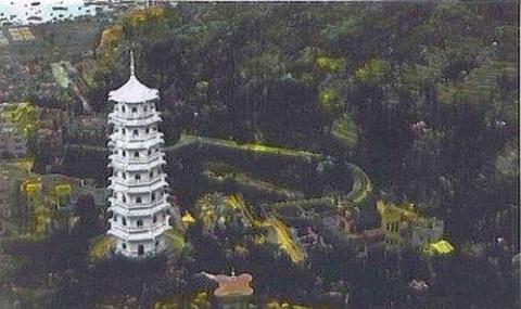 1950s Tiger Pagoda & Pavilion (Lower Level)
