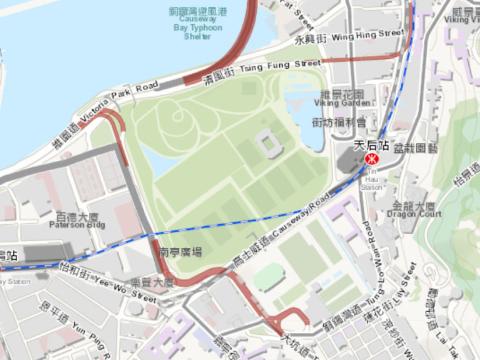 2016 Causeway Bay map