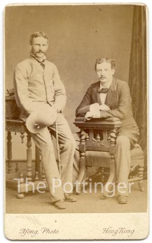 c.1875 - Two western men