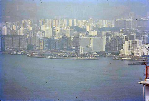 1979 - view from Robinson Road apartment